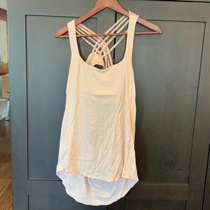 Lululemon top with built in sport bra